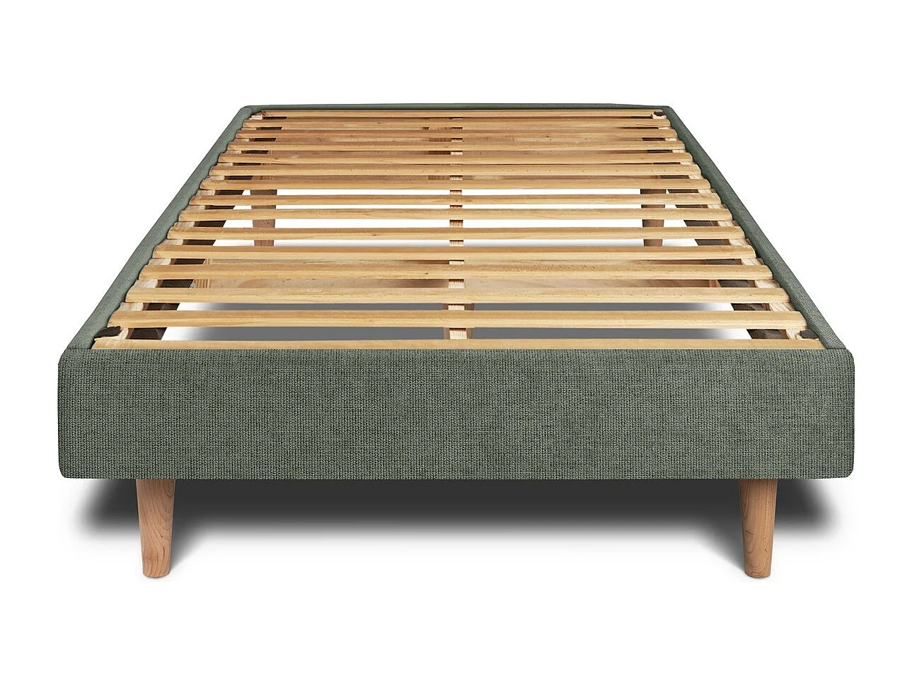 Sommier Kit Tissu Vert 90x200 H29cm