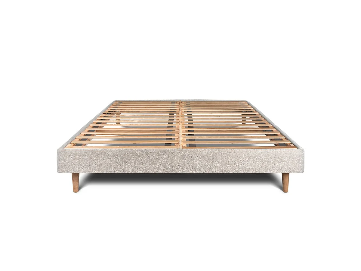 Sommier Kit Bouclette Beige 200x200 H29cm