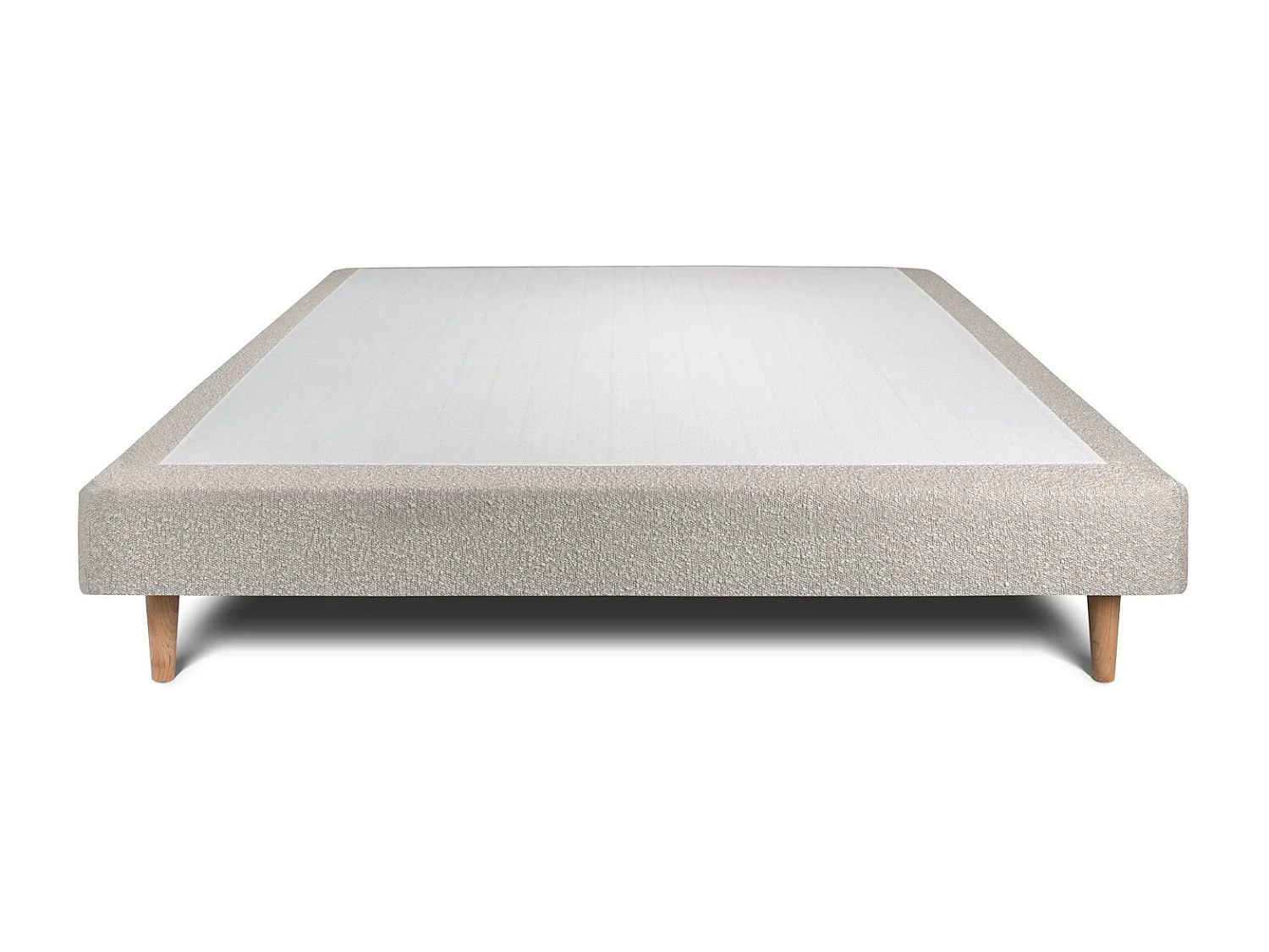 Sommier Tapissier Bouclette Gris 140x200 H29cm