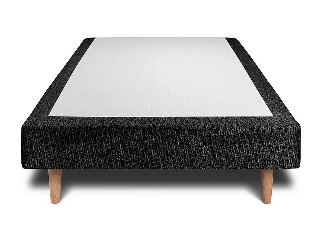 Sommier Tapissier Bouclette Noir 100x200 H29cm