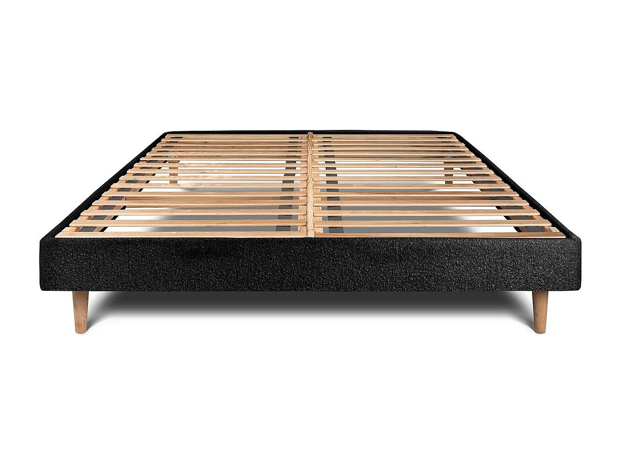 Sommier Kit Bouclette Noir 150x200 H29cm