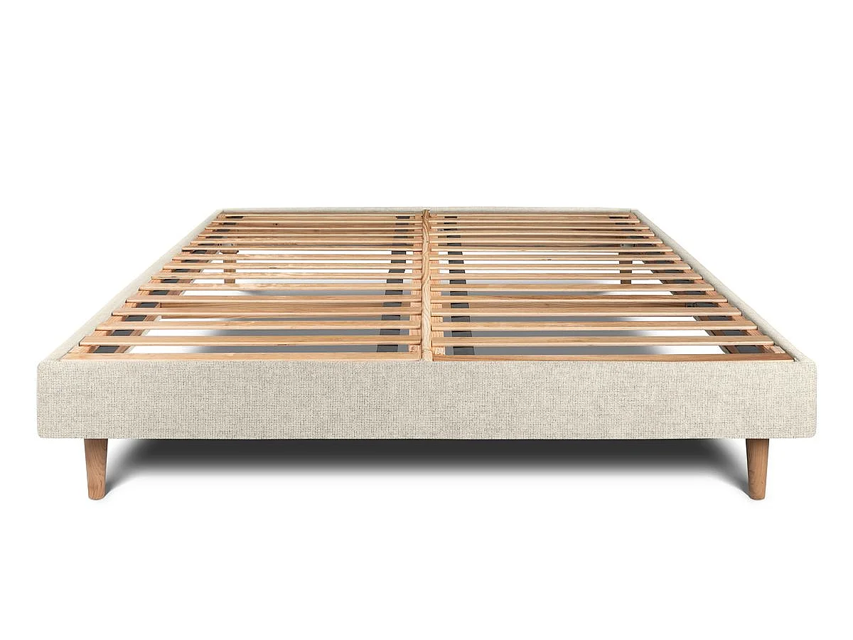 Sommier Kit TissuBeige clair 150x190 H29cm