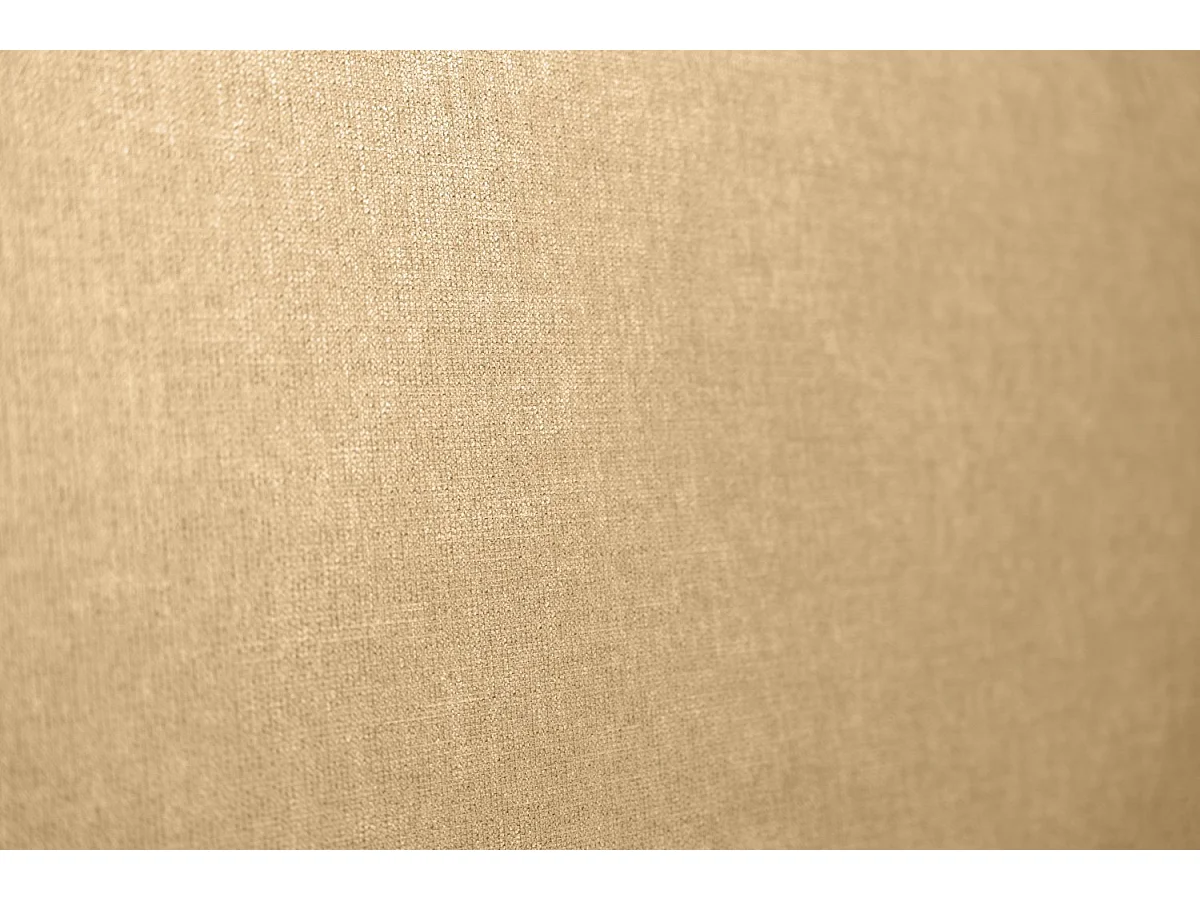 Sommier Tapissier Tissu Jaune 90x190 H35cm