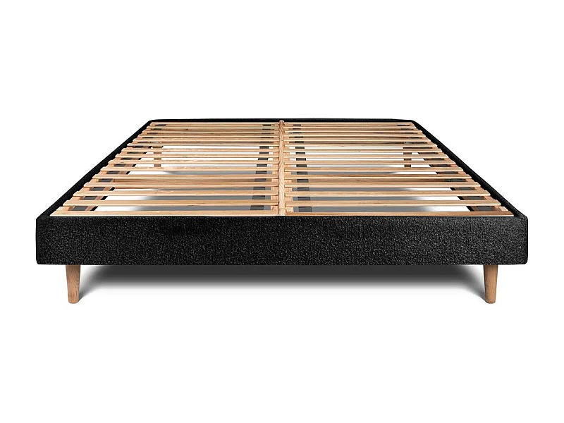 Sommier Kit Bouclette Noir 135x190 H29cm