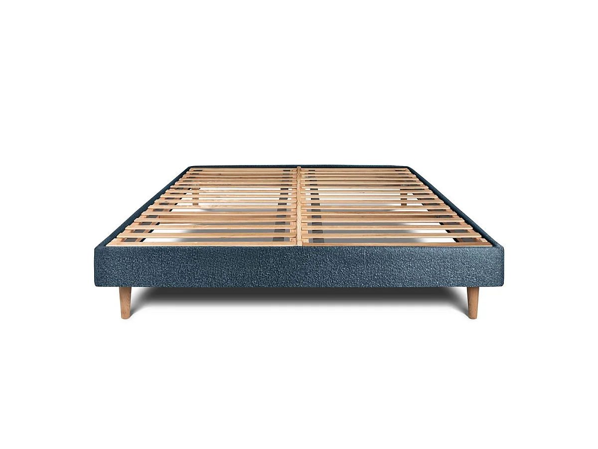 Sommier Kit Bouclette Bleu 160x200 H29cm