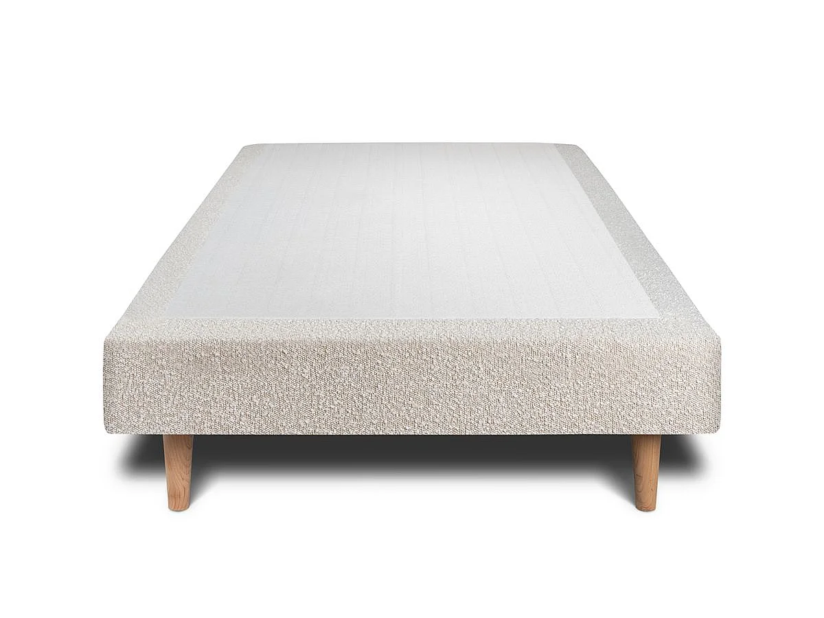 Sommier Tapissier Bouclette Beige 100x200 H35cm