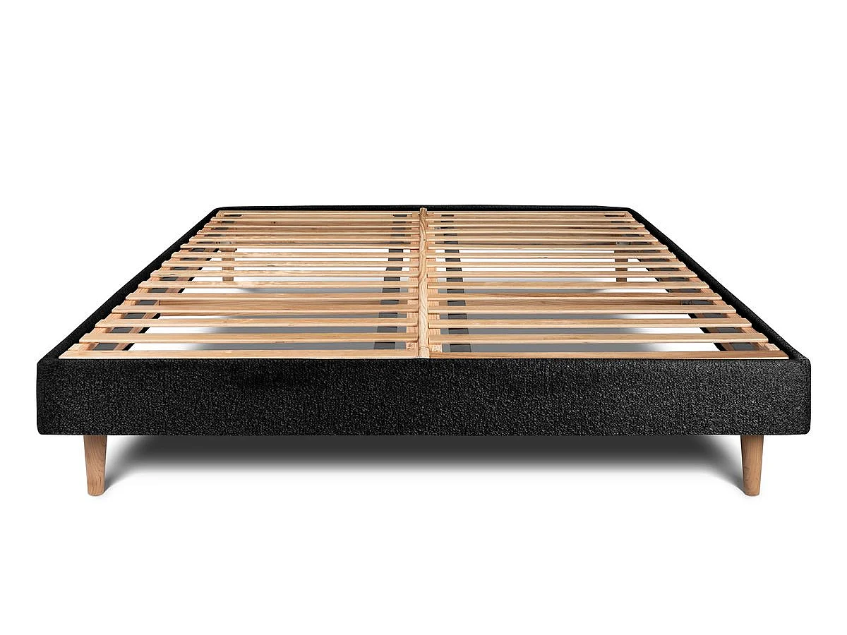 Sommier Kit Bouclette Noir 150x190 H29cm
