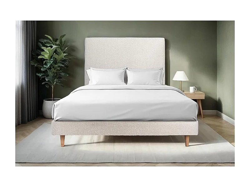 Sommier Kit Bouclette Beige 150x190 H29cm