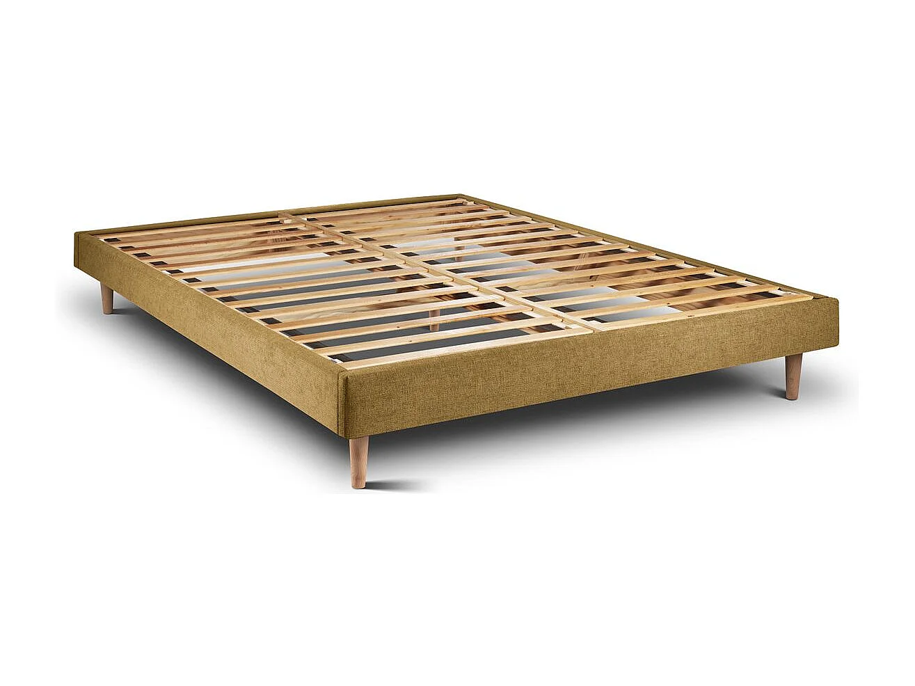 Sommier Kit Tissu Jaune 140x200 H29cm