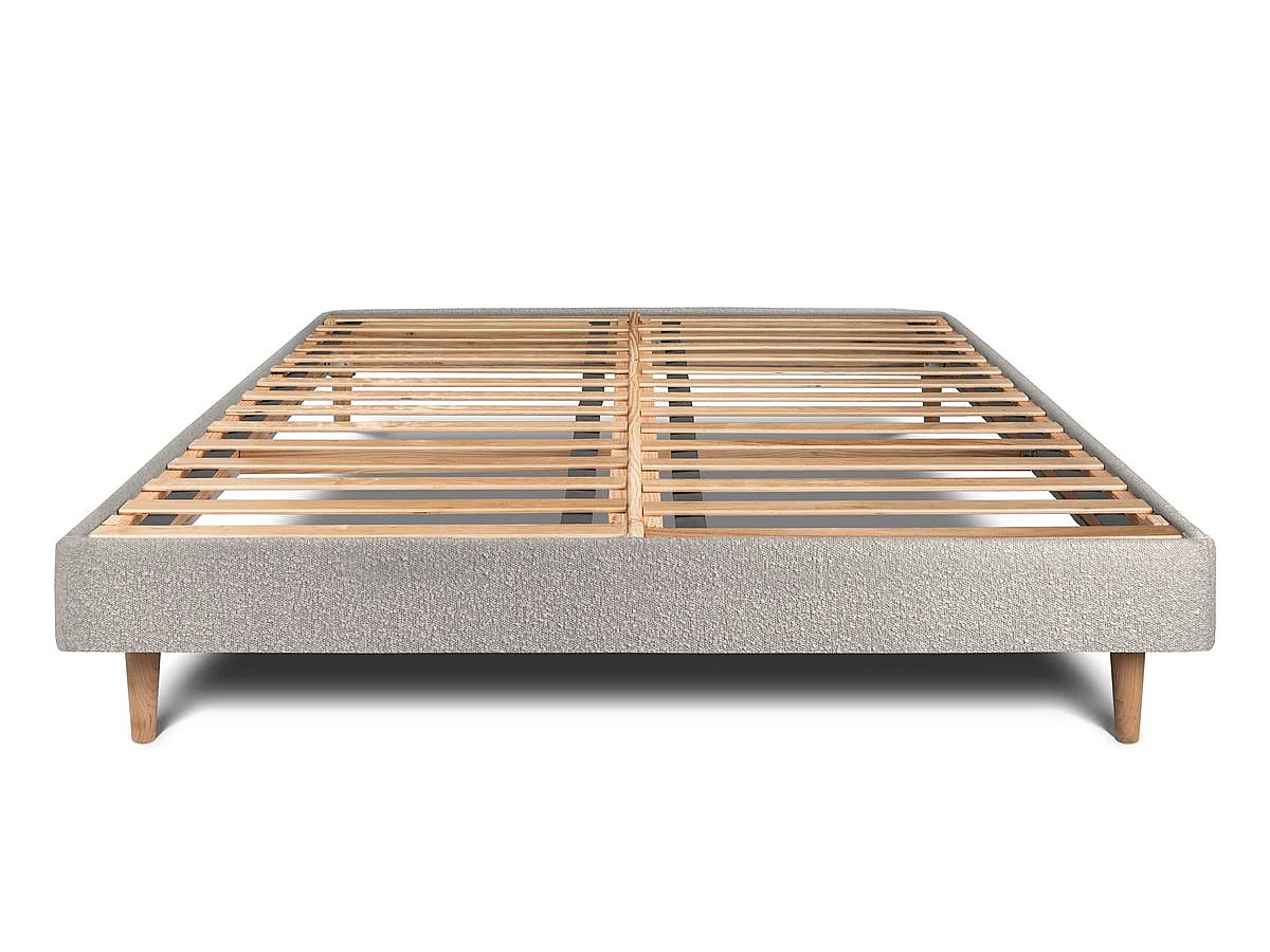 Sommier Kit Bouclette Gris 150x190 H29cm