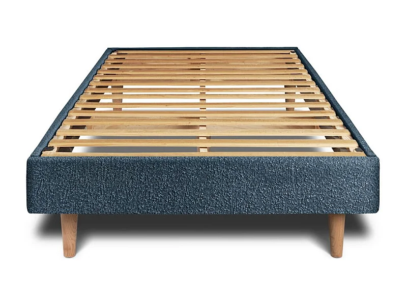 Sommier Kit Bouclette Bleu 90x190 H29cm