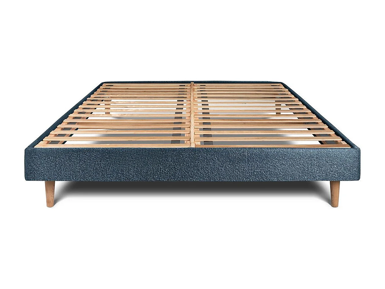 Sommier Kit Bouclette Bleu 140x200 H29cm