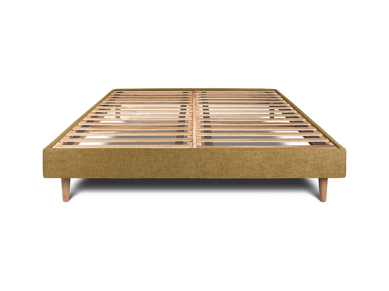Sommier Kit Tissu Jaune 180x200 H29cm