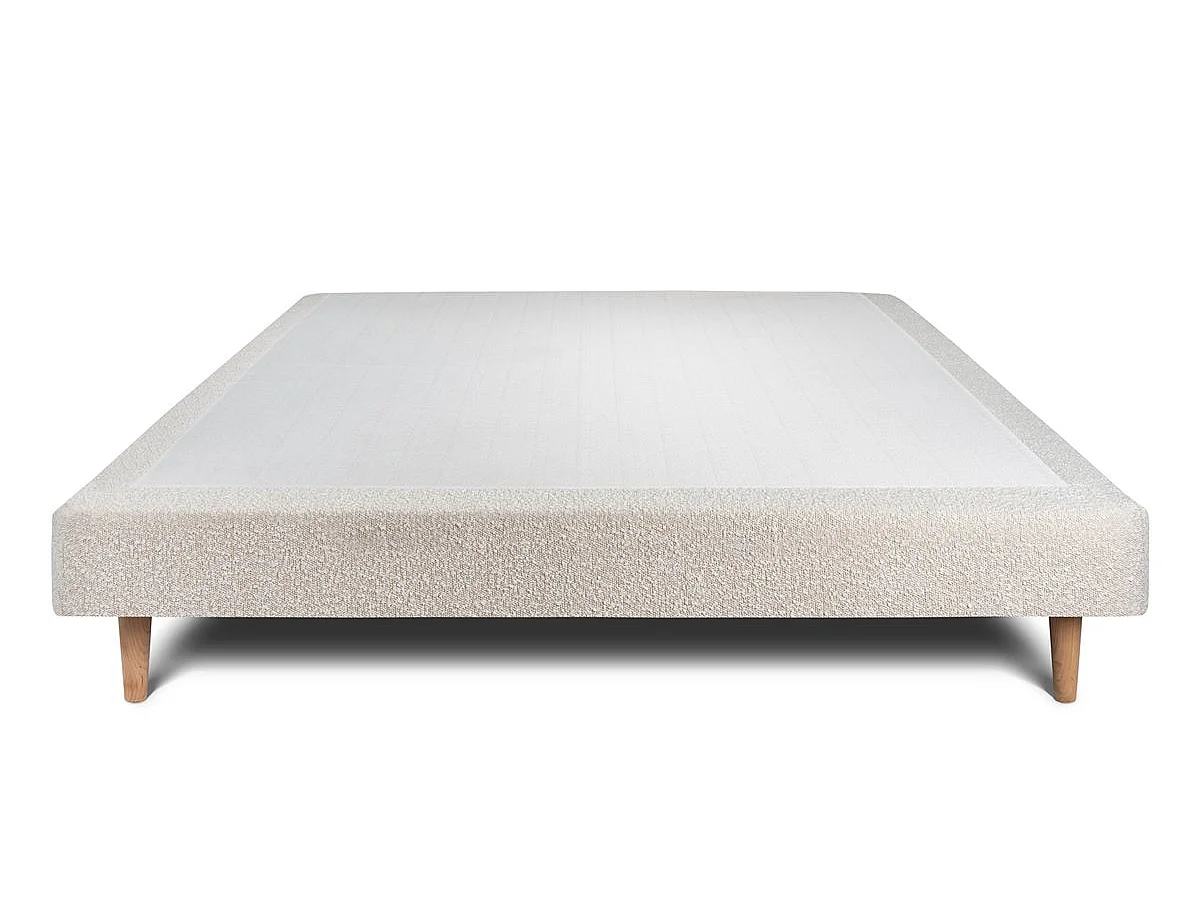 Sommier Tapissier Bouclette Beige 150x200 H29cm