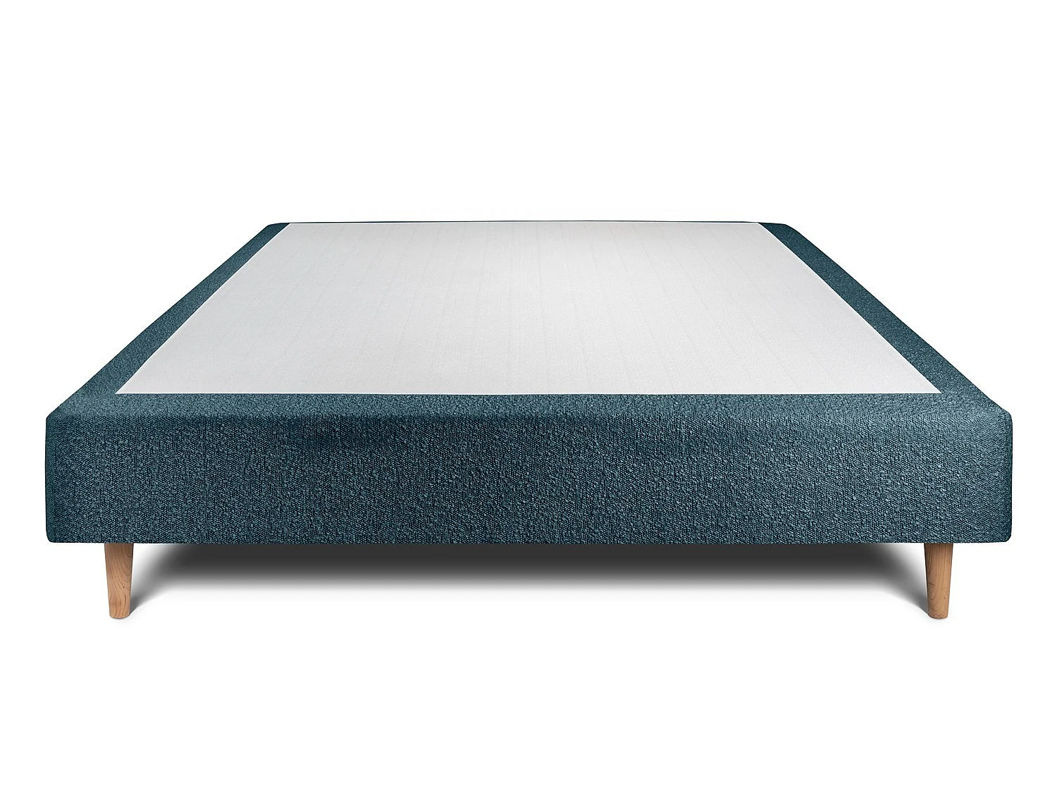 Sommier Tapissier Bouclette Bleu 140x200 H35cm