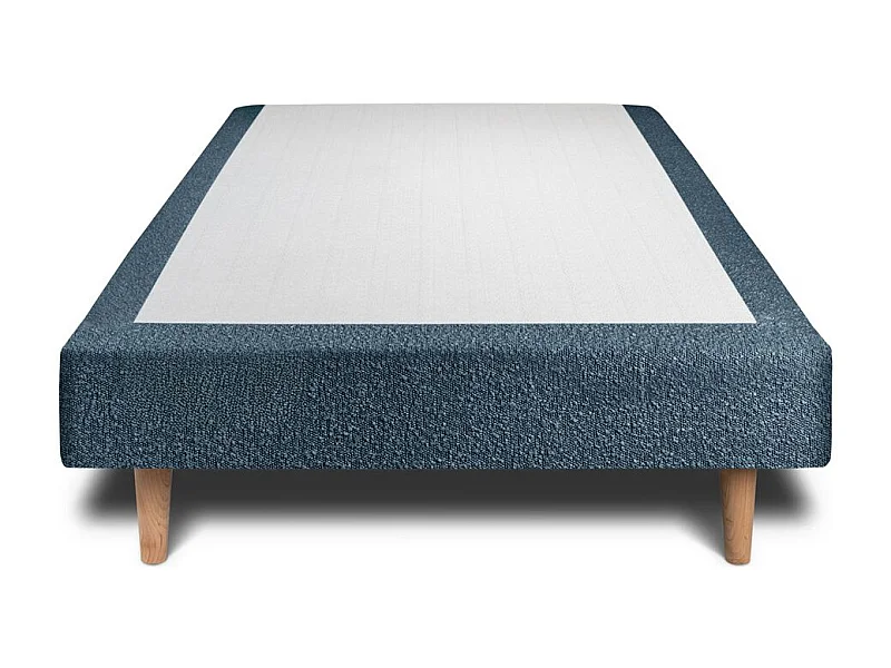Sommier Tapissier Bouclette Bleu 100x200 H35cm