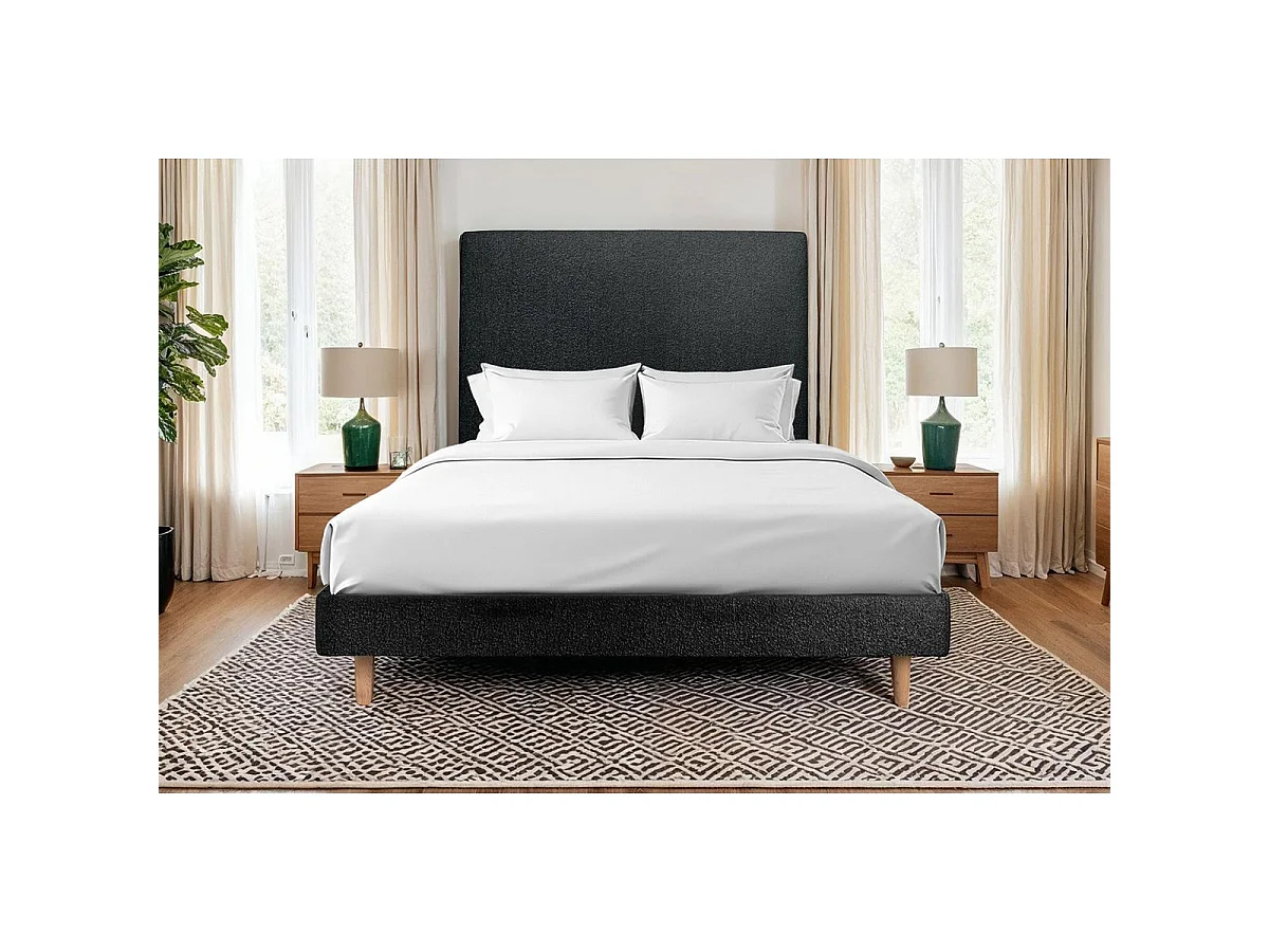 Sommier Kit Bouclette Noir 180x200 H29cm