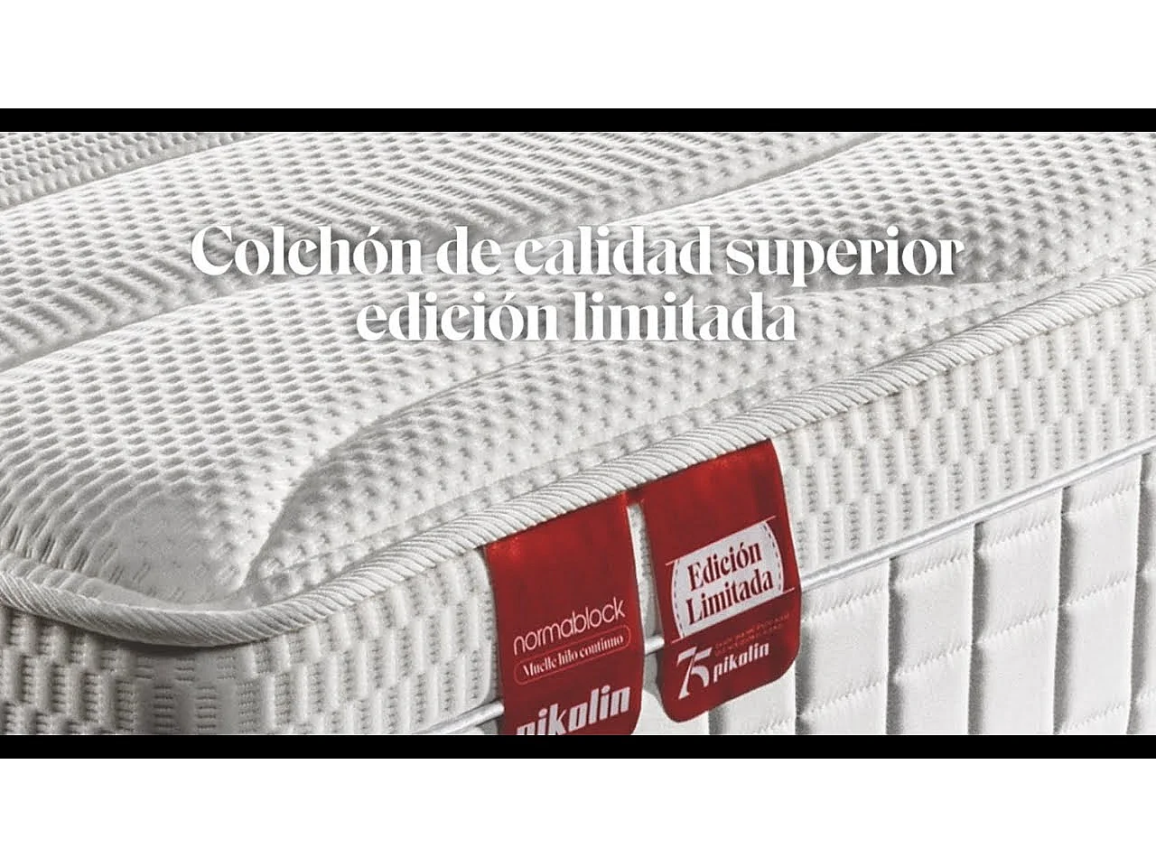 Colchão de Hotel 150 x 190 cm | PIKOLIN Ed. Limitada | Molas Normablock | 29 cm | Máximo Conforto