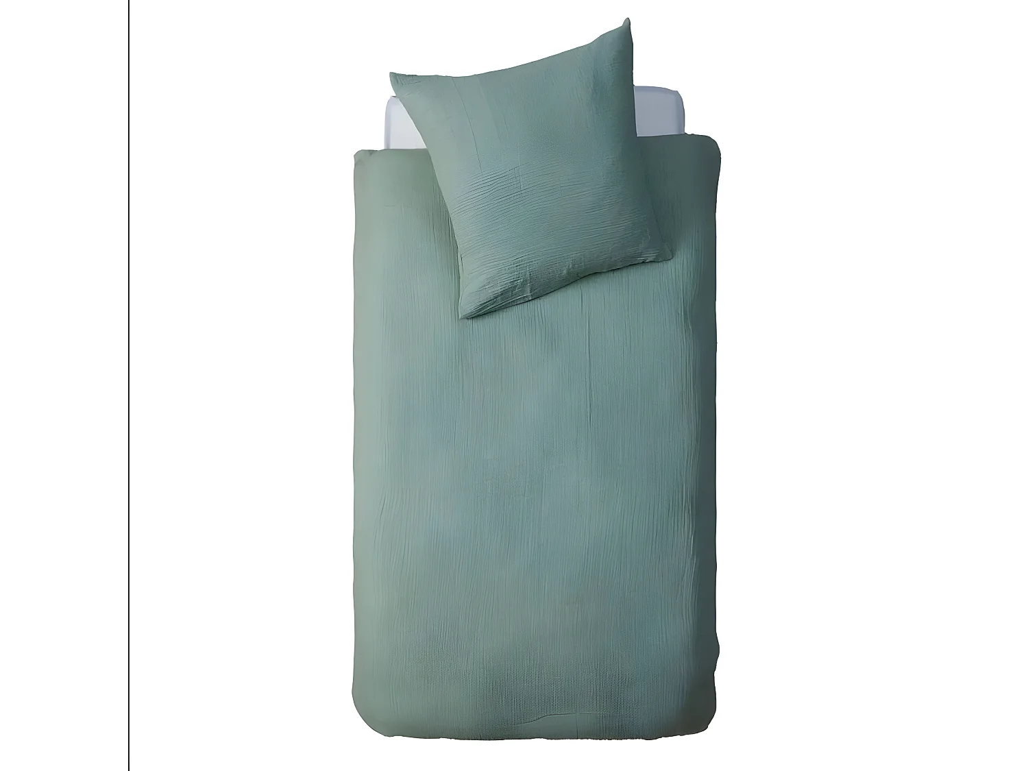 Parure da letto cotone Verde 90x190cm