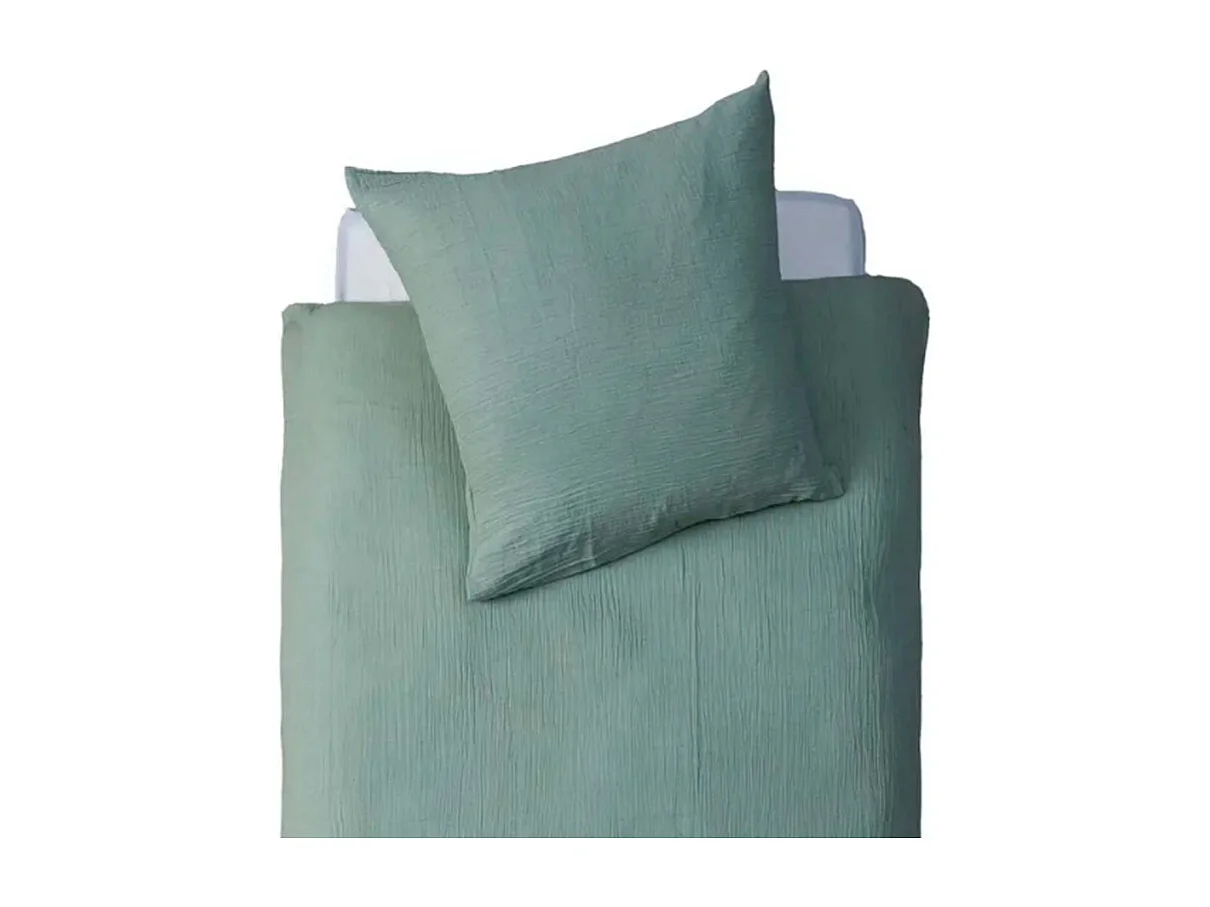 Parure da letto cotone Verde 90x190cm