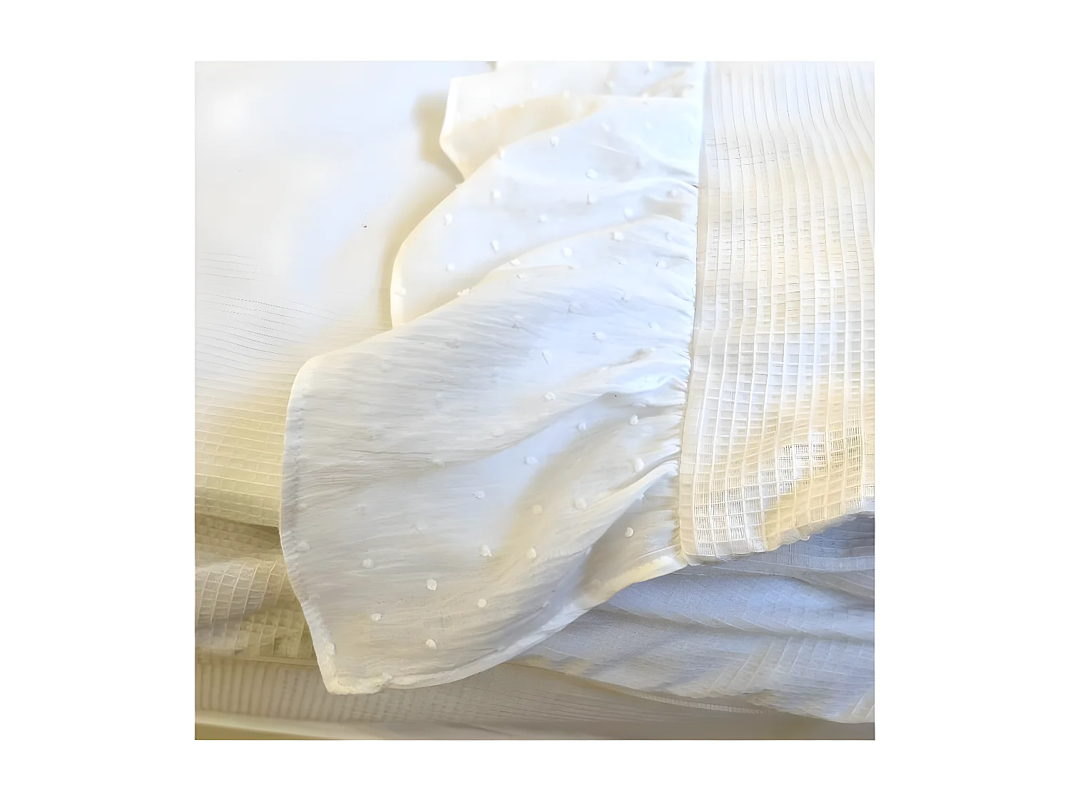 Sac de couette en coton blanc 105x190cm