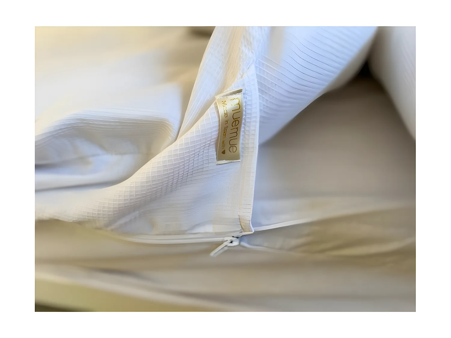 Sac de couette en coton blanc 105x190cm