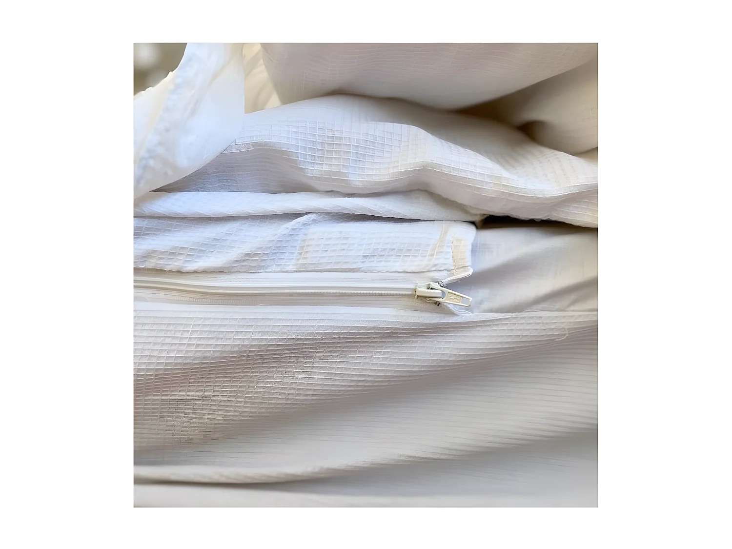 Sac de couette en coton blanc 105x190cm