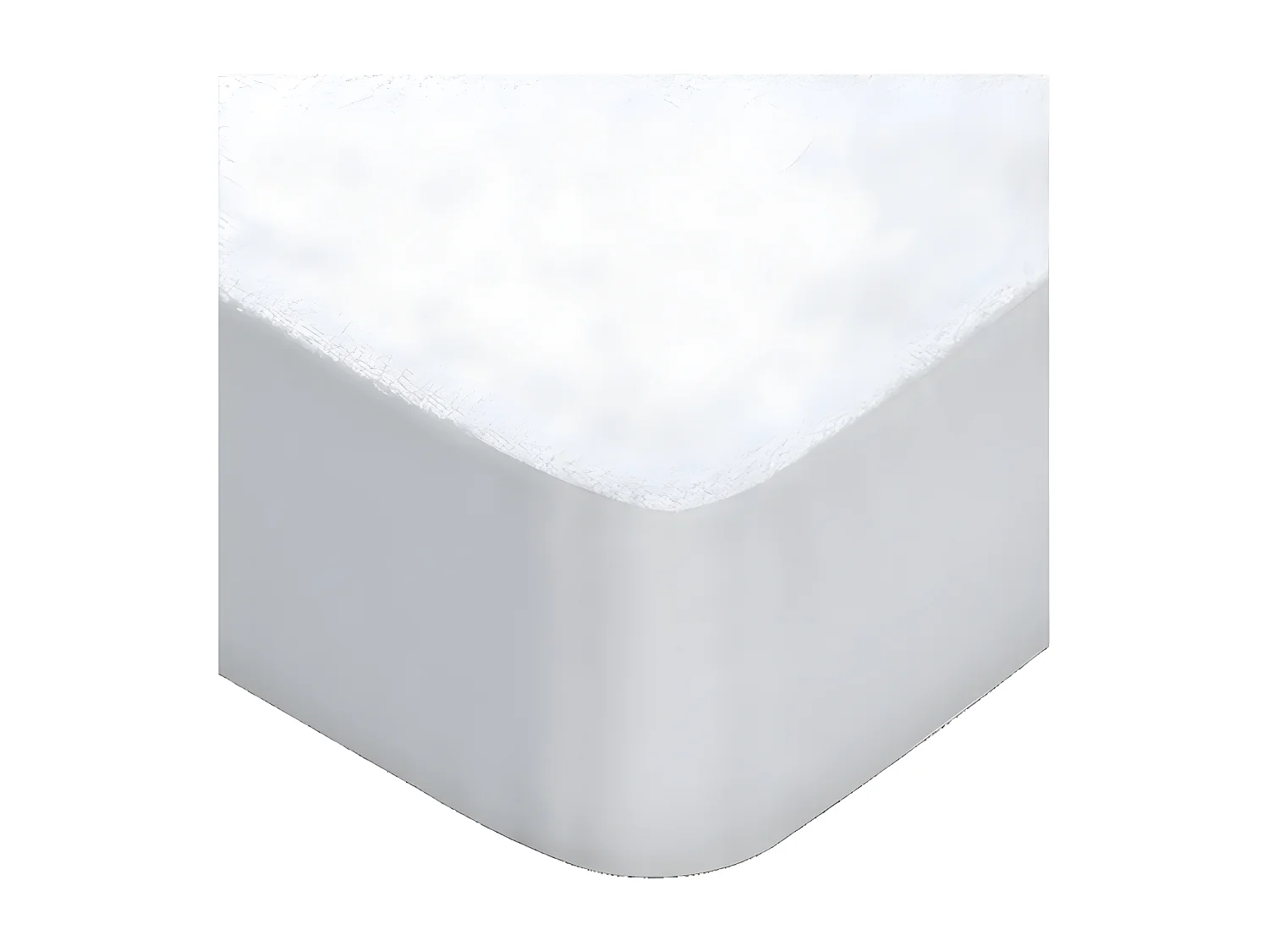 Protector de colchón algodón blanco 135x190/200