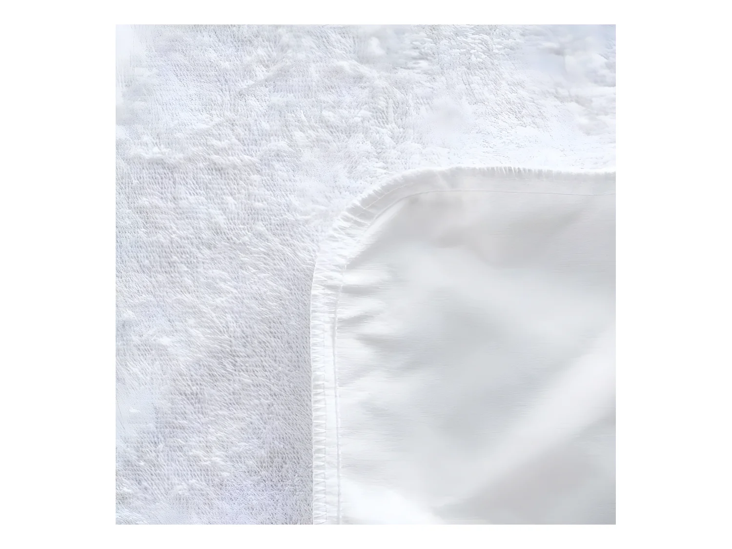 Protetor de colchão de algodão branco 90x190/200cm