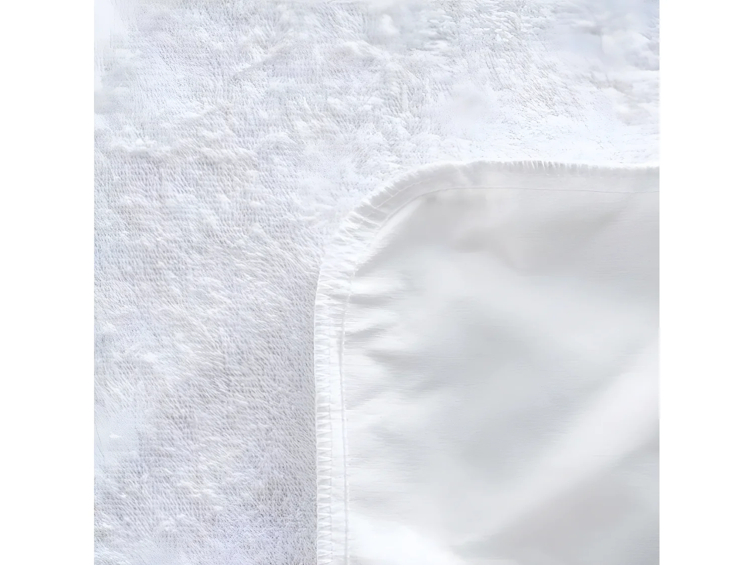 Coprimaterasso cotone bianco 90x190/200