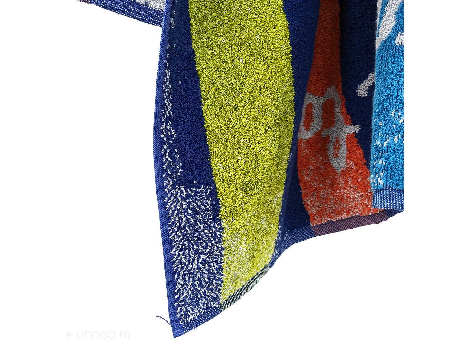 Drap de plage 75x150 cm pur coton collection VAN multicolore