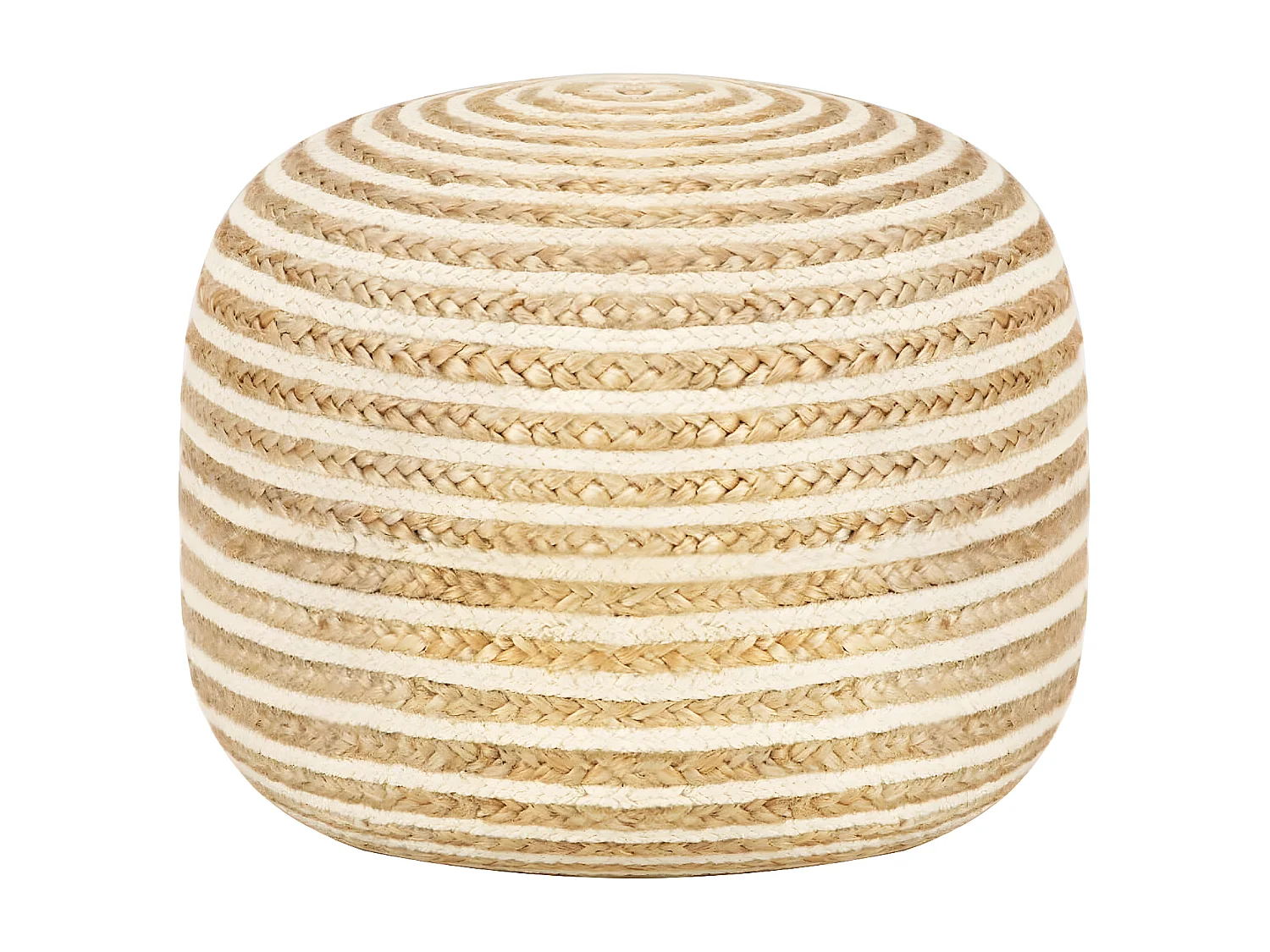 Pouf fait à la main 45x30 cm Jute