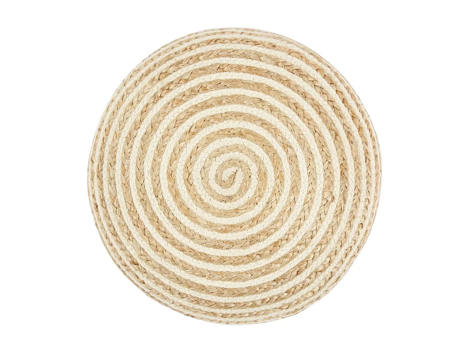 Pouf fait à la main 45x30 cm Jute