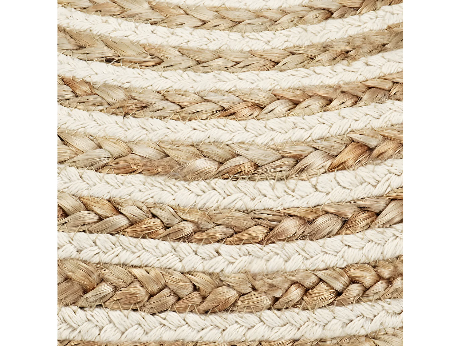 Pouf fait à la main 45x30 cm Jute