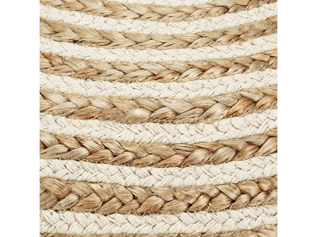 Pouf fait à la main 45x30 cm Jute