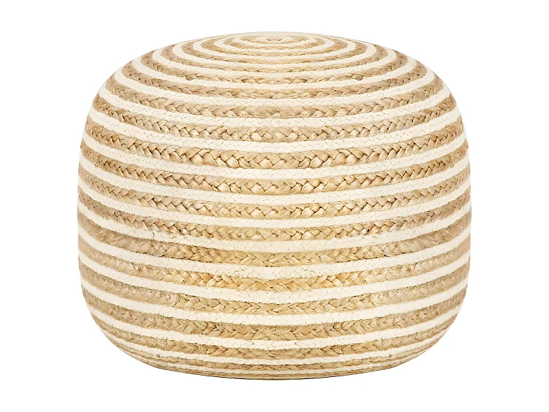 Pufe artesanal 45x30 cm juta