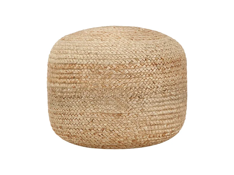 Handgefertigter Sitzpuff 45 x 30 cm Jute
