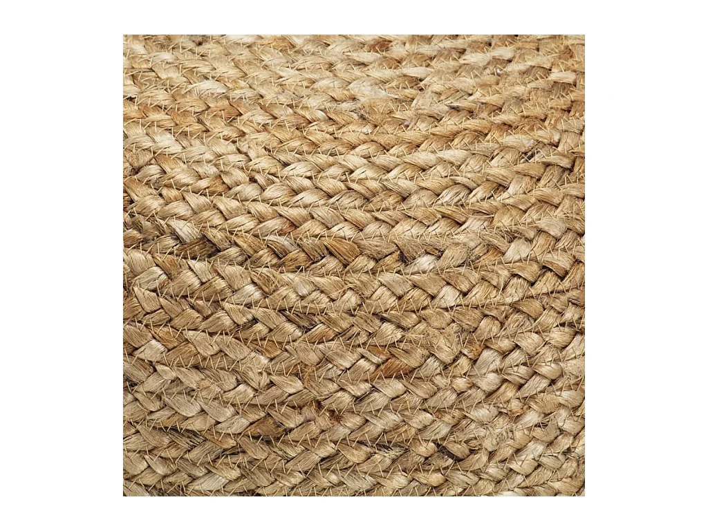 Handgefertigter Sitzpuff 45 x 30 cm Jute