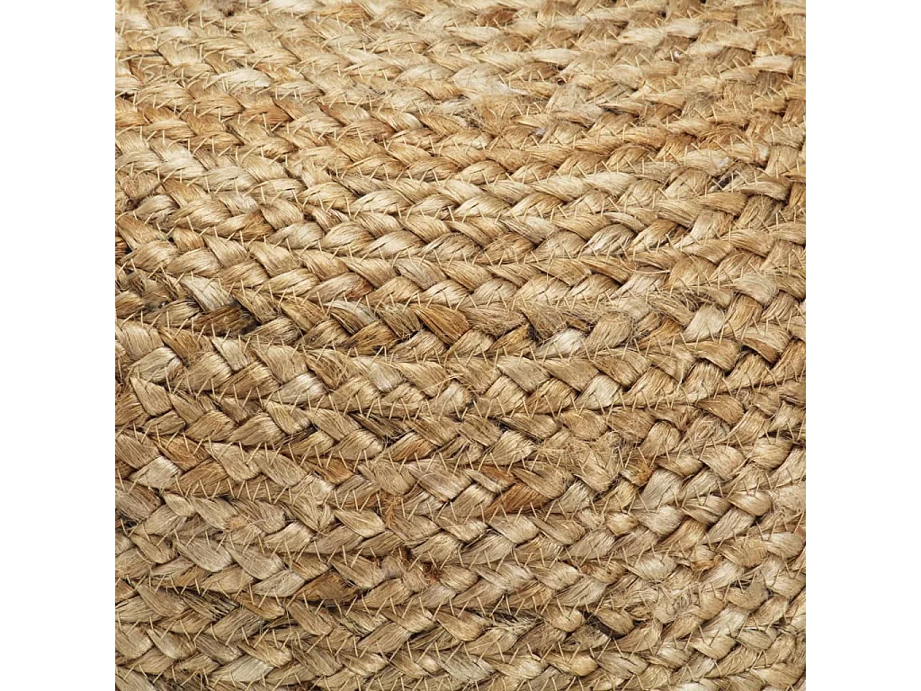 Puf hecho a mano 45x30 cm yute