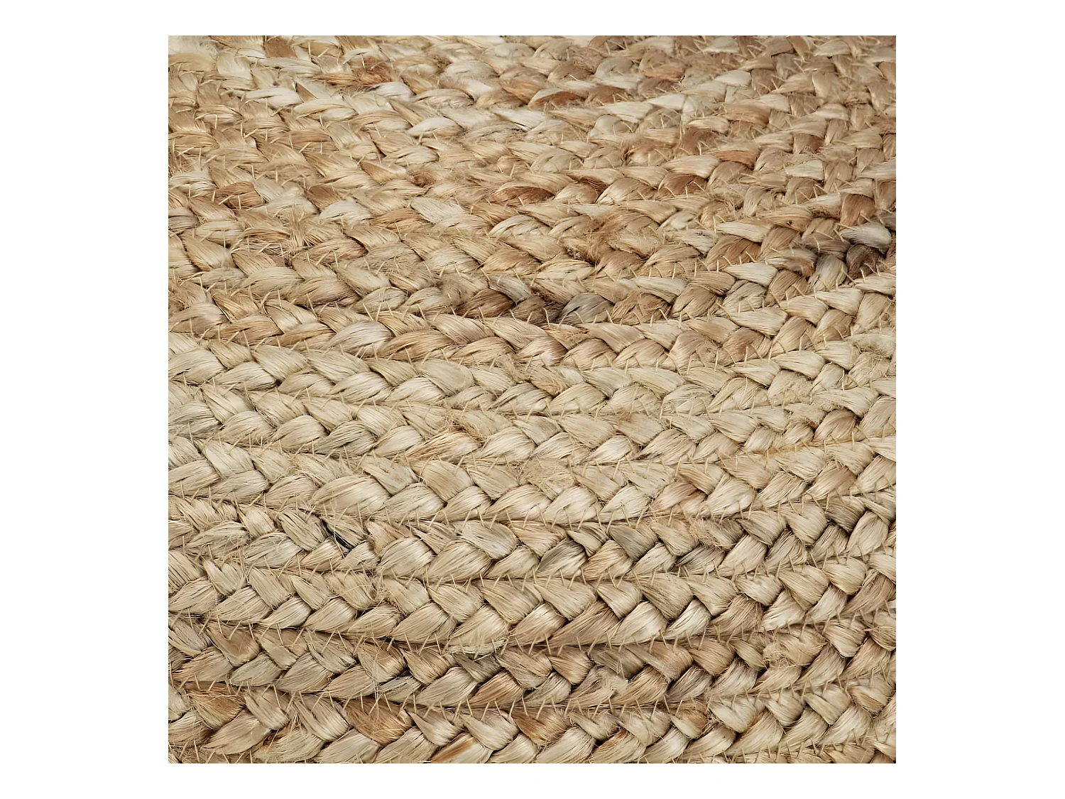 Puf hecho a mano 40x45 cm yute