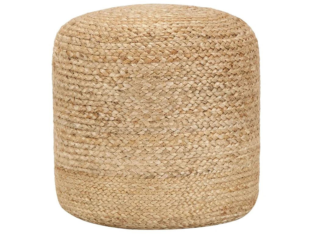 Handgefertigter Sitzpuff 40 x 45 cm Jute