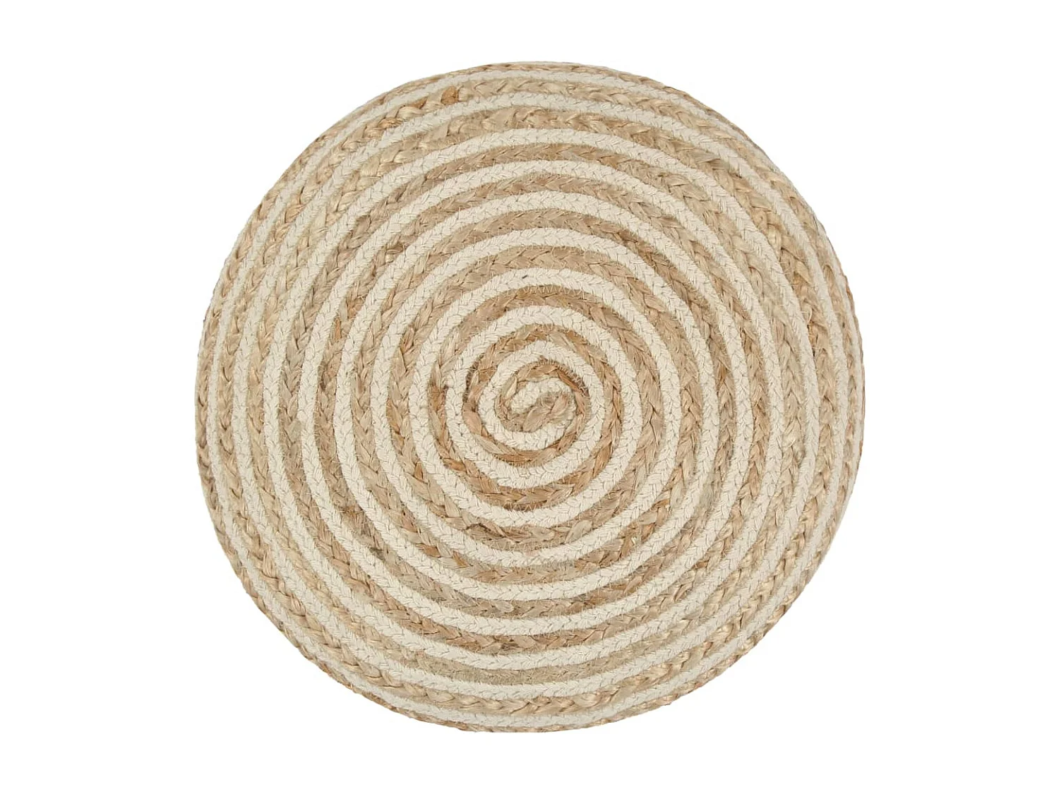 Pouf fait à la main 40 x 45 cm Jute