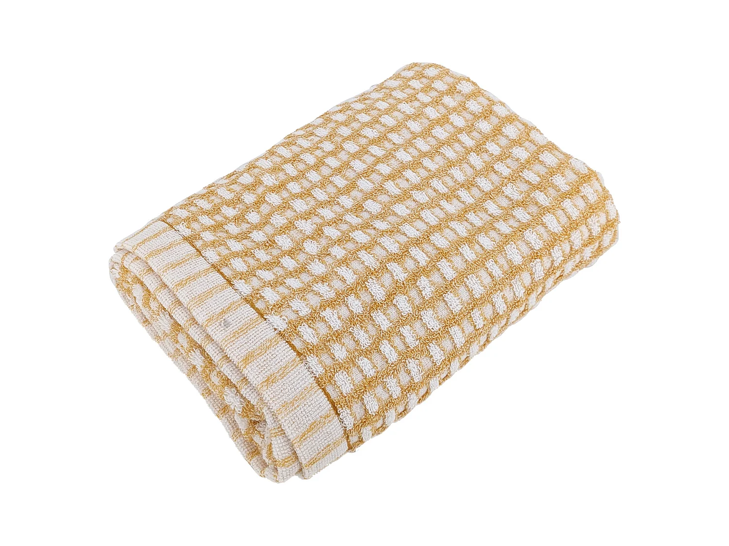 Serviette de toilette 50x100 cm pur coton collection GLOW jaune