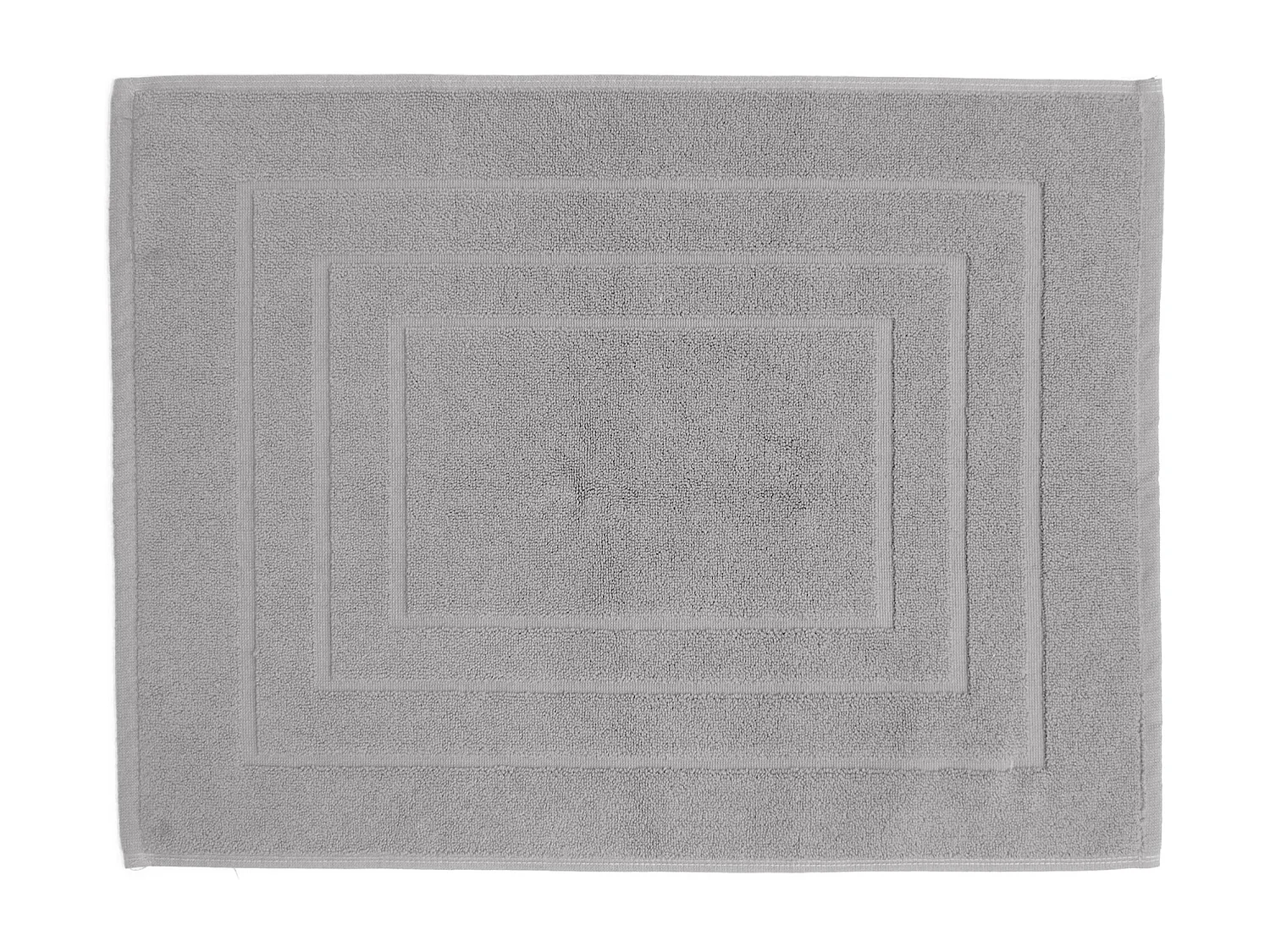 Tapis de bain coton 1000g/m2 collection NAÏA 80x60 cm gris Perle