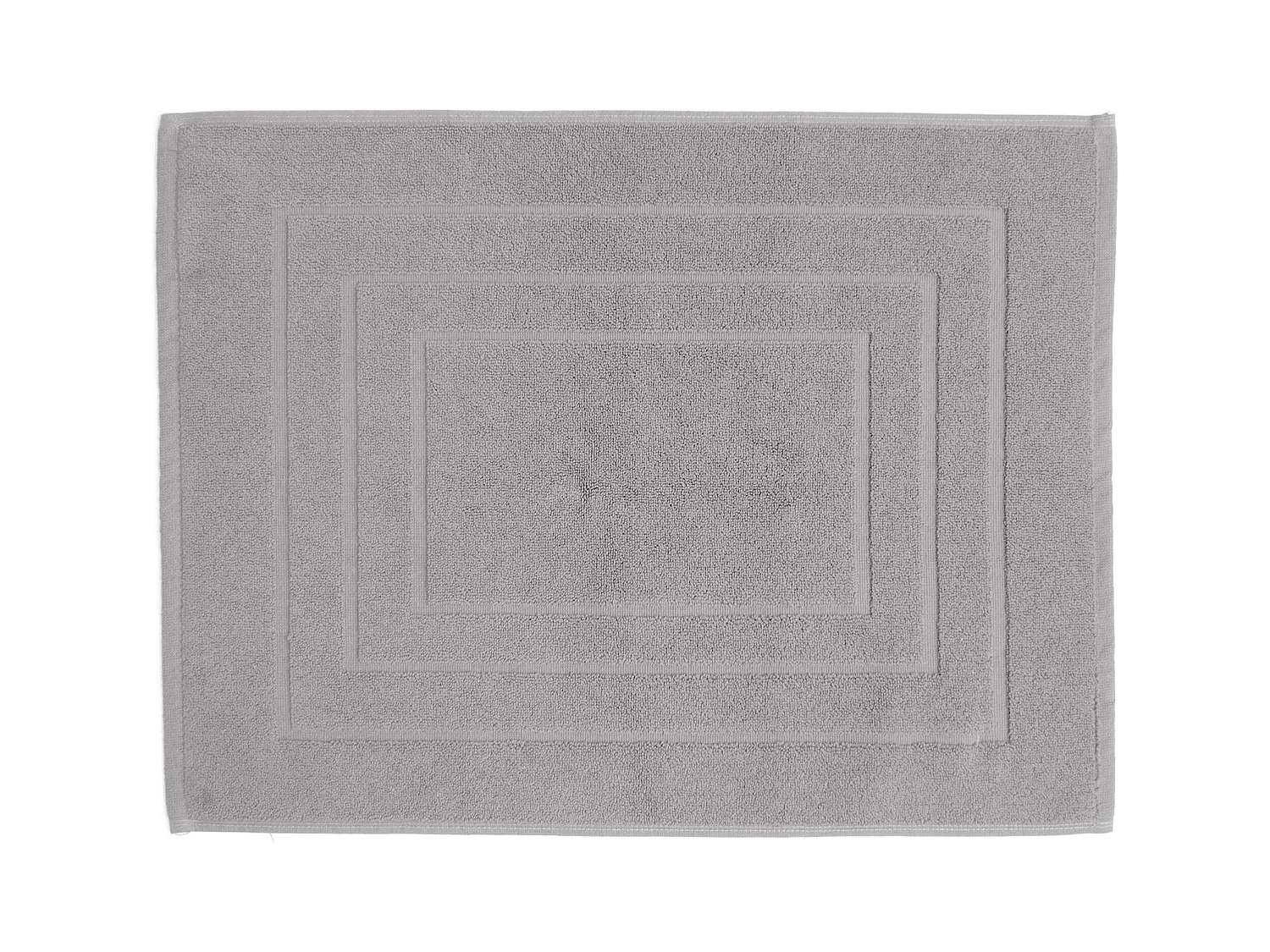 Tapis de bain coton 1000g/m2 collection NAÏA 80x60 cm gris Perle