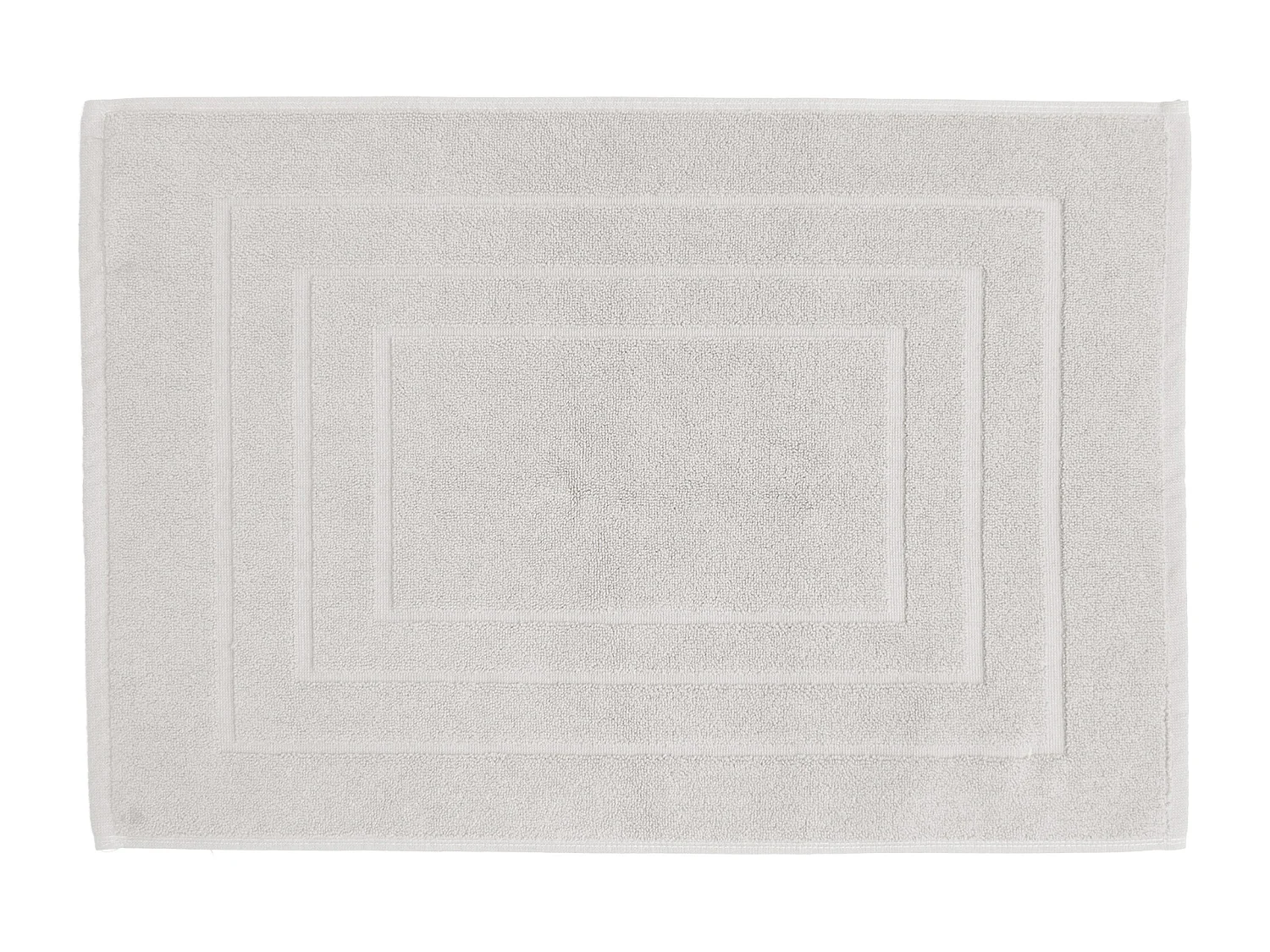 Tapis de bain coton 1000g/m2 collection NAÏA 60x40 cm blanc Craie