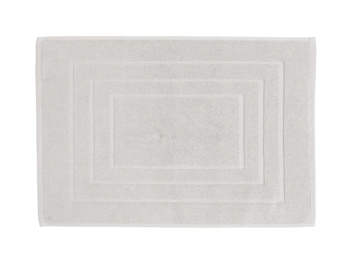 Tapis de bain coton 1000g/m2 collection NAÏA 60x40 cm blanc Craie