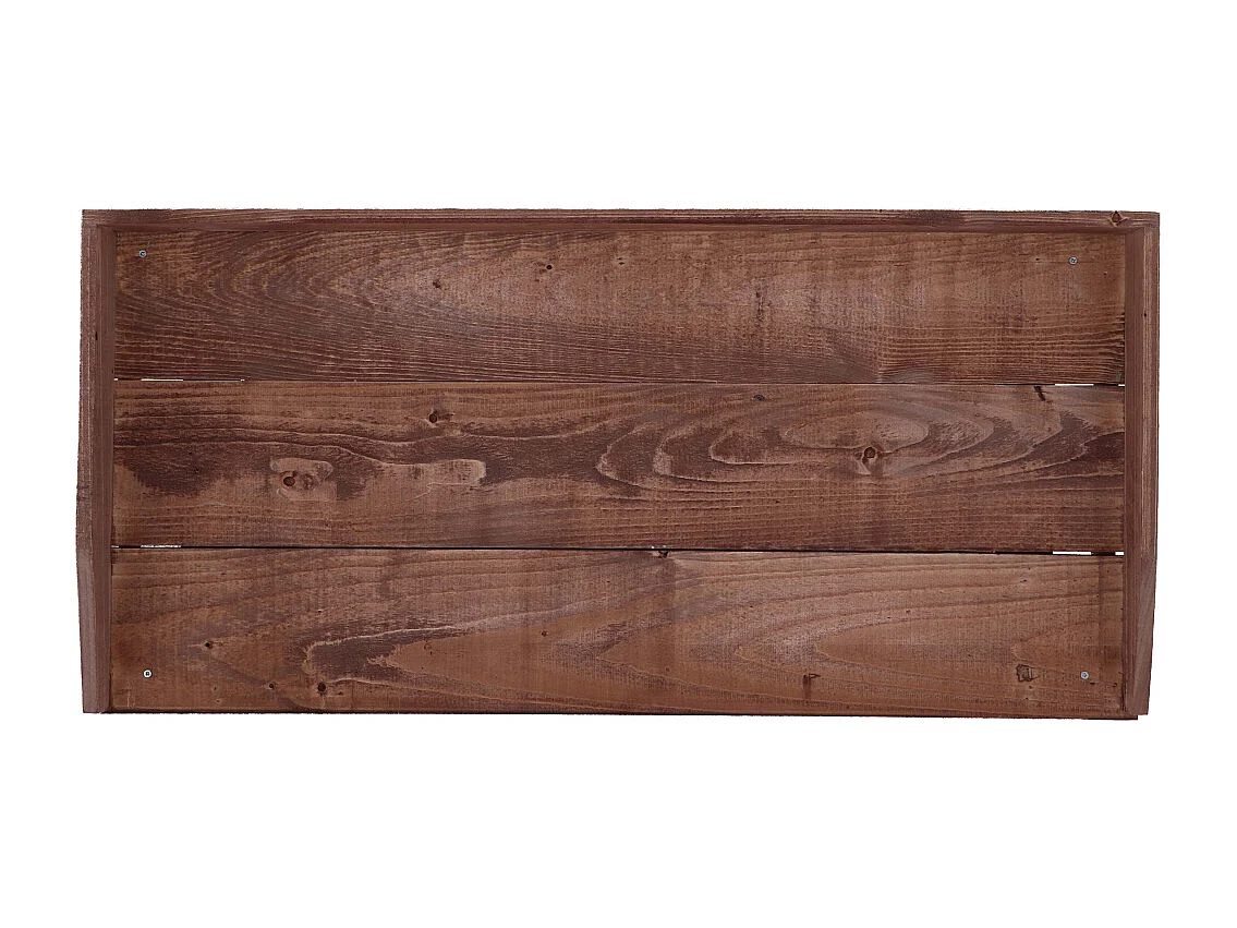 Table à rempoter en pin Nature Teinté marron