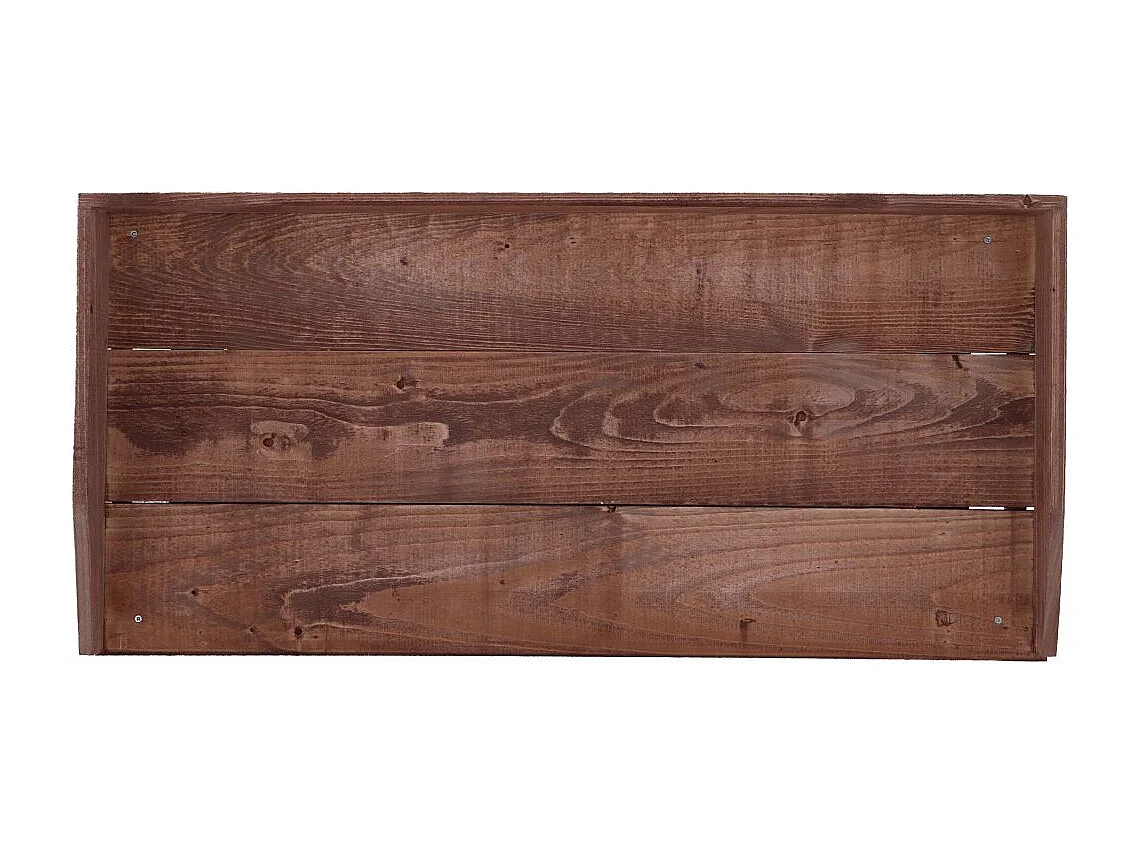 Table à rempoter en pin Nature Teinté marron