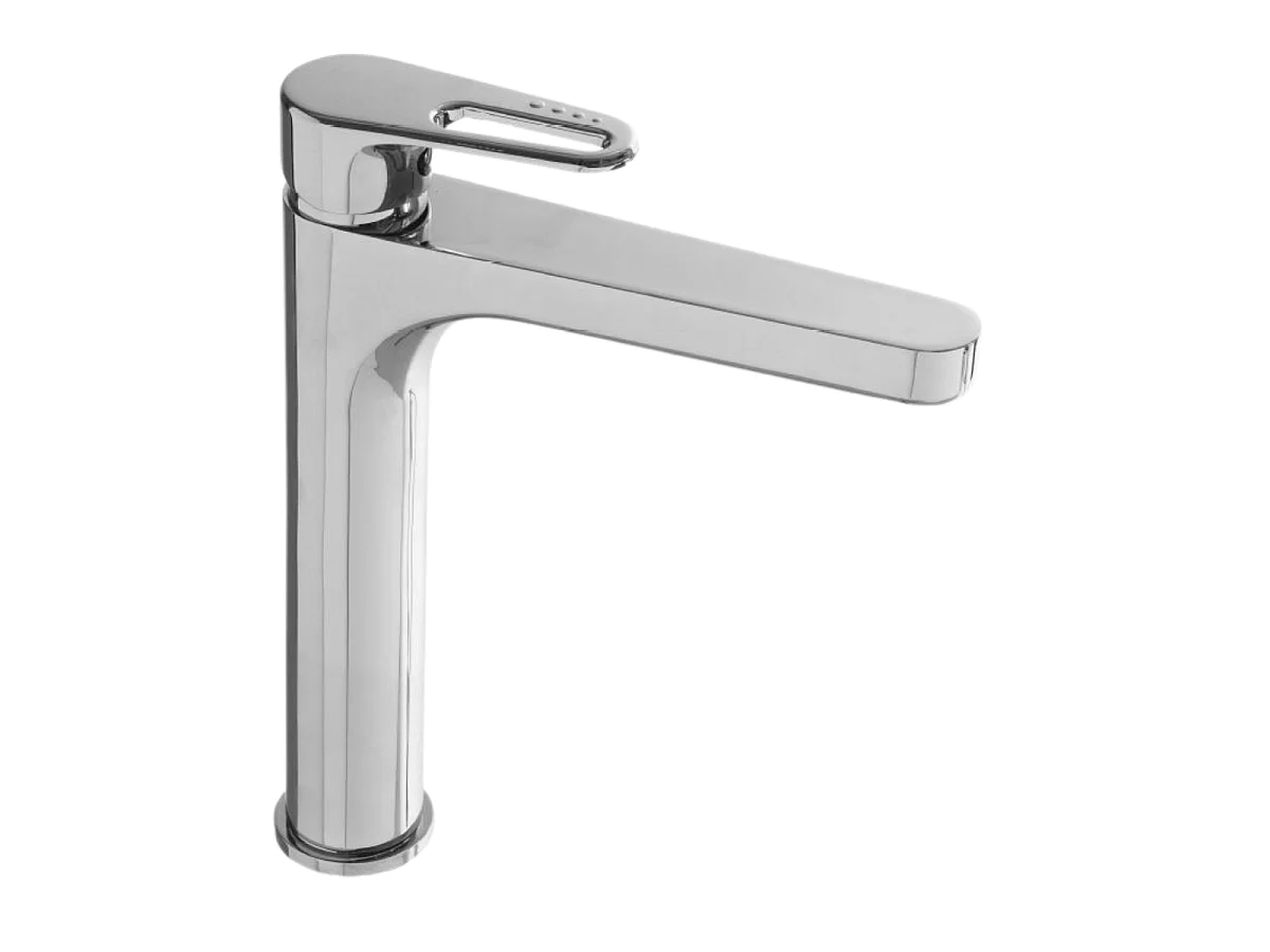Balma mitigeur lavabo haut chrome NF - Essebagno